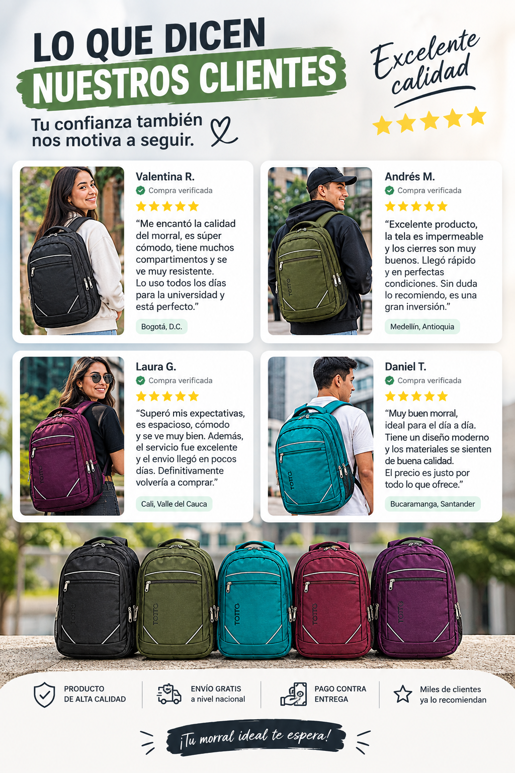 "Maleta Totto Reflectiva - ¡LIQUIDACIÓN TOTAL!