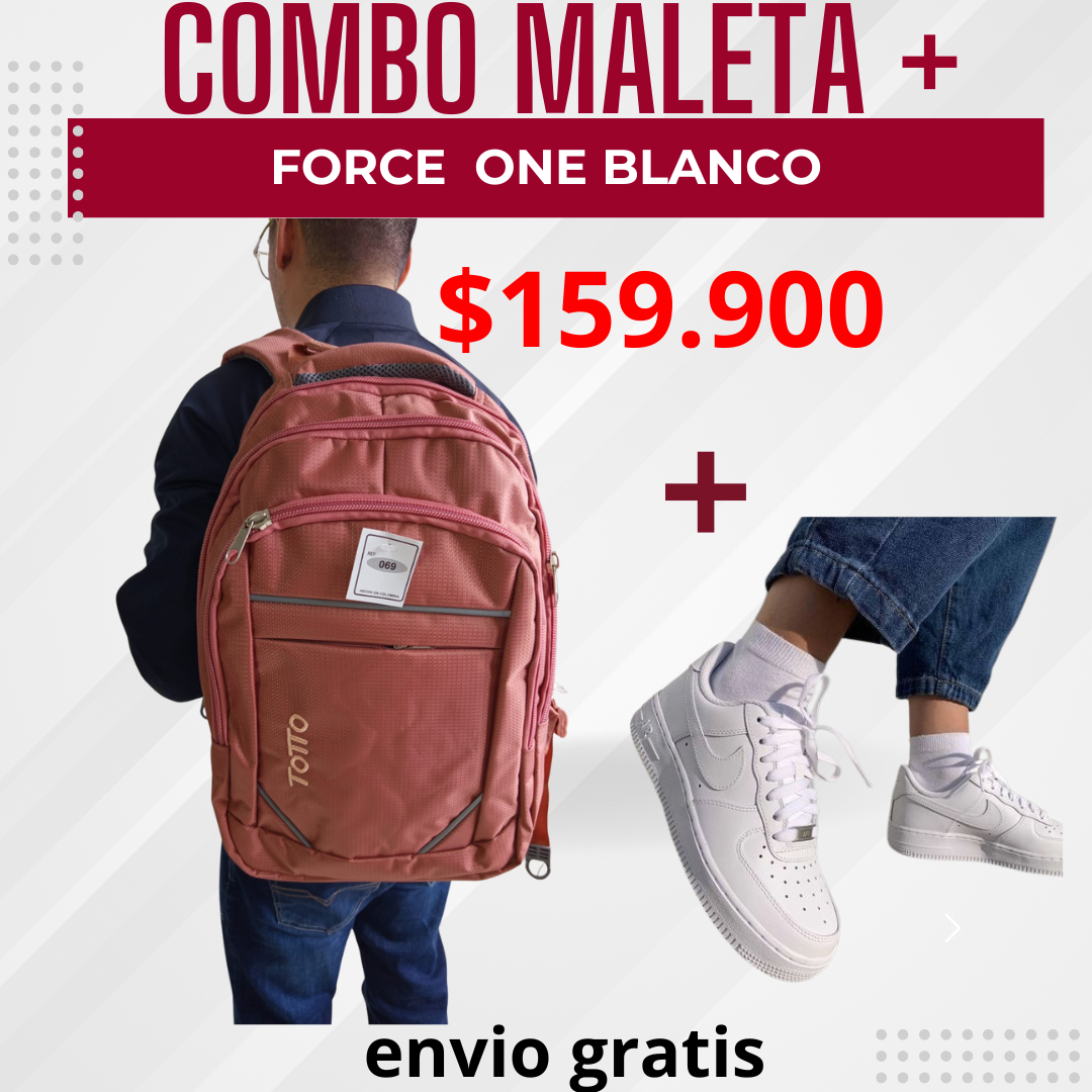 🔥Combo totto 069 🎒 + tenis force one 👟