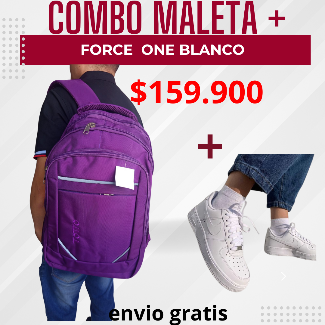 🔥Combo totto 069 🎒 + tenis force one 👟
