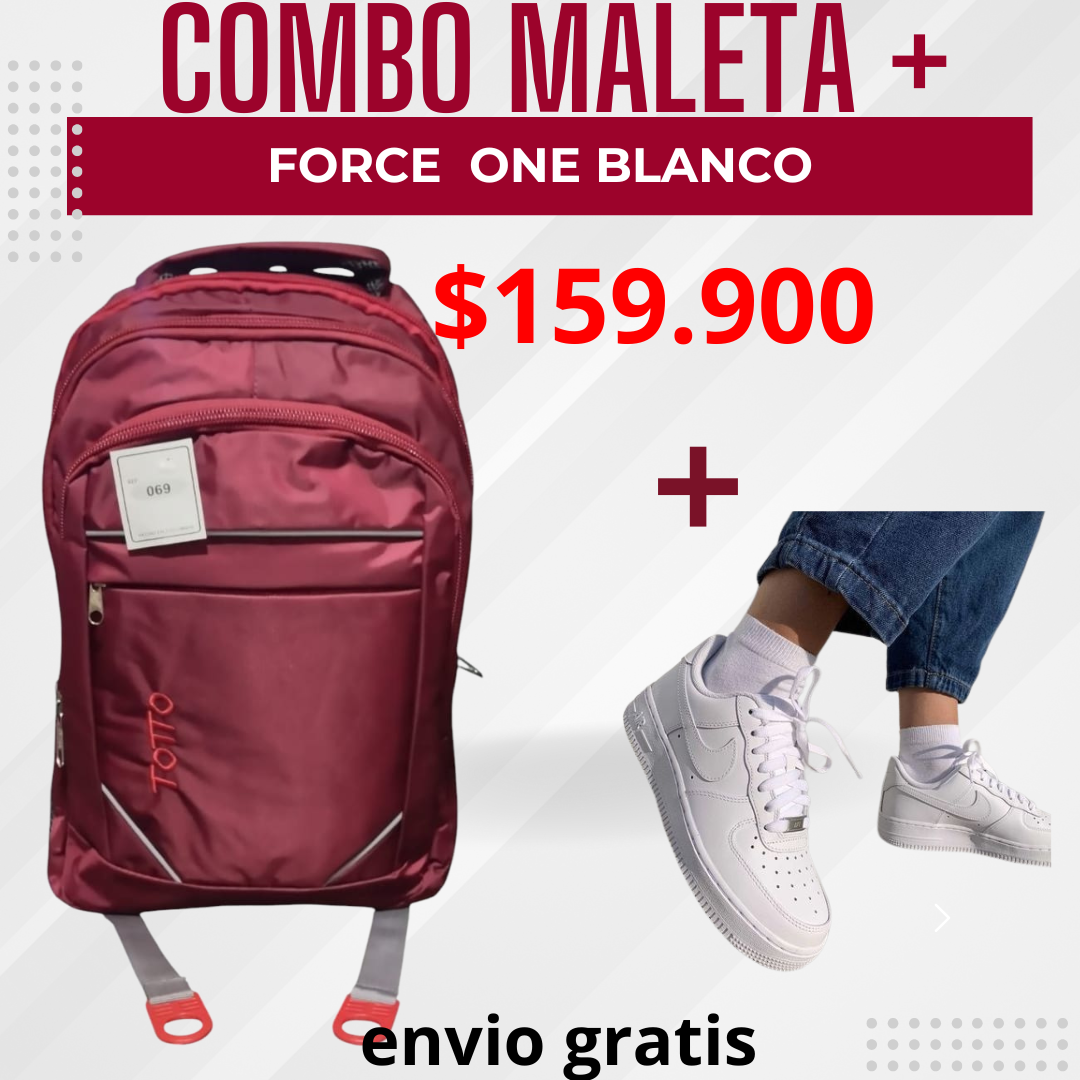 🔥Combo totto 069 🎒 + tenis force one 👟